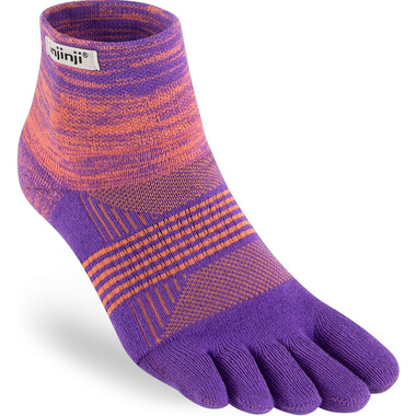 Socken INJINJI TRAIL MIIDWEIGHT MINI CREW Damen Orange/Violett 0